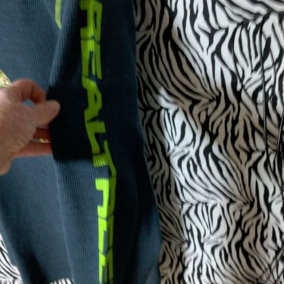 Men's Realtree Long Sleeve Blue Pullover Size 2XL - Picture 3 of 5